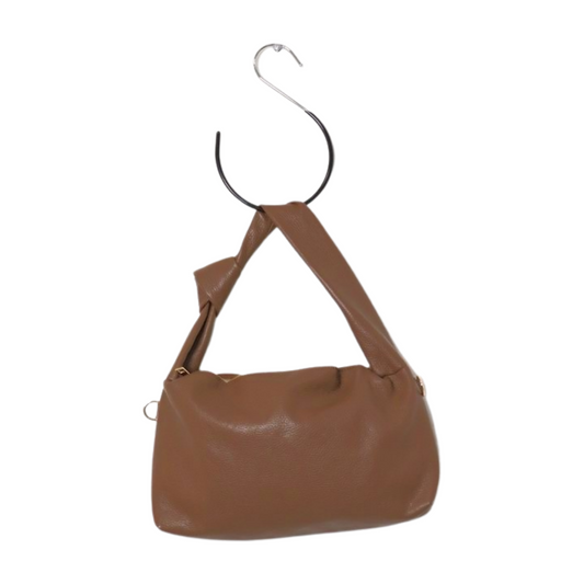 Geantă hobo, piele naturală, maro, GI0006 - La’Runa