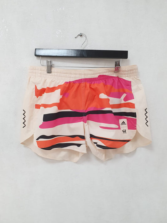 Pantaloni scurți Adidas x Thebe Magugu, femei, mărimea L, PN0070 - La’Runa